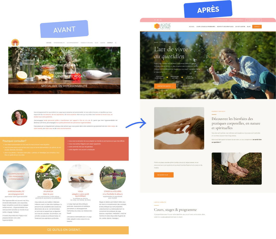 Refonte de site internet par Pixel Marin